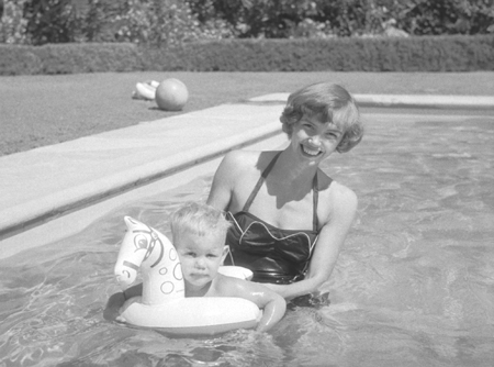 Pool with Mom